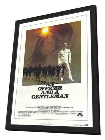 An Officer and a Gentleman 11 x 17 Movie Poster - Style A - in Deluxe Aluminum Frame