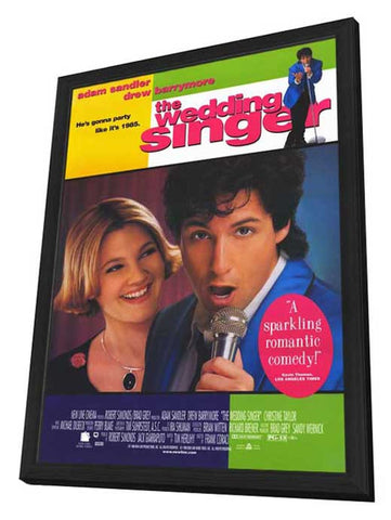The Wedding Singer 11 x 17 Movie Poster - Style B - in Deluxe Aluminum Frame