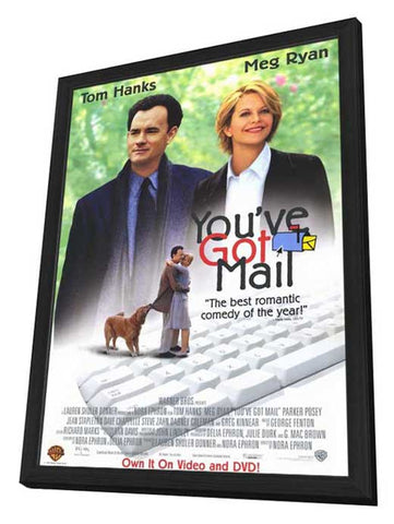 You've Got Mail 11 x 17 Movie Poster - Style B - in Deluxe Aluminum Frame