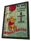 Winnie the Pooh 11 x 17 Movie Poster - French Style A - in Deluxe Aluminum Frame