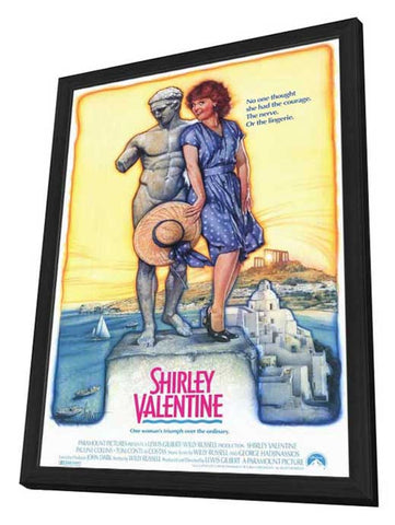 Shirley Valentine 11 x 17 Movie Poster - Style A - in Deluxe Aluminum Frame