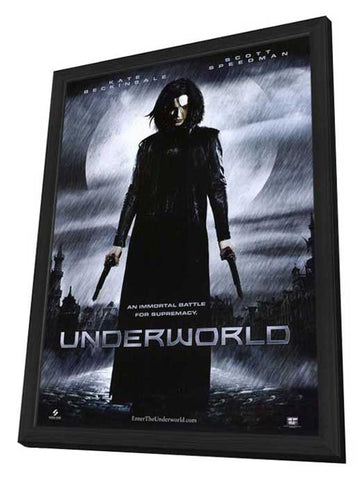 Underworld 11 x 17 Movie Poster - Style B - in Deluxe Aluminum Frame