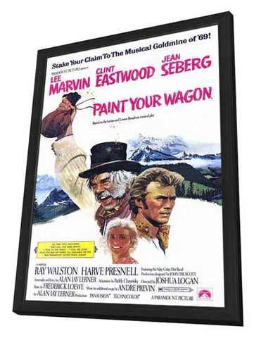 Paint Your Wagon 11 x 17 Movie Poster - Style A - in Deluxe Aluminum Frame