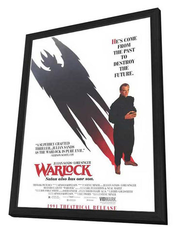 Warlock 11 x 17 Movie Poster - Style B - in Deluxe Aluminum Frame