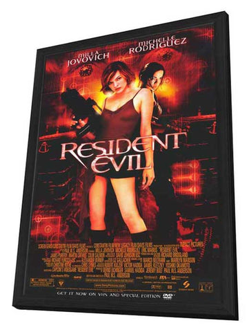 Resident Evil 11 x 17 Movie Poster - Style D - in Deluxe Aluminum Frame