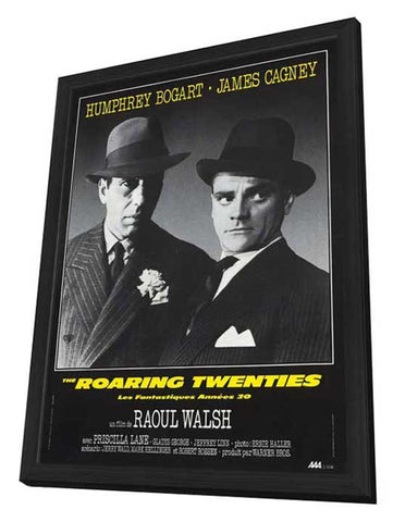 The Roaring Twenties 11 x 17 Movie Poster - French Style A - in Deluxe Aluminum Frame