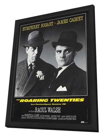 The Roaring Twenties 11 x 17 Movie Poster - French Style A - in Deluxe Wood Frame