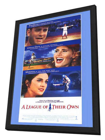 A League of Their Own 11 x 17 Movie Poster - Style C - in Deluxe Aluminum Frame