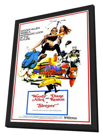 Sleeper 11 x 17 Movie Poster - Style C - in Deluxe Aluminum Frame