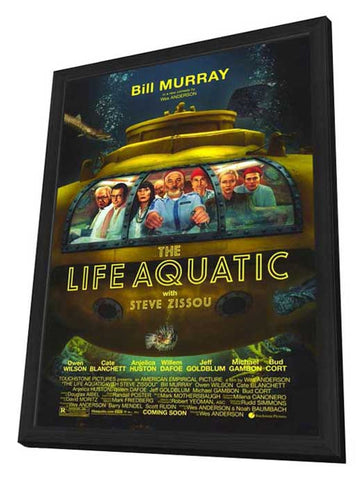 The Life Aquatic with Steve Zissou 11 x 17 Movie Poster - Style A - in Deluxe Aluminum Frame