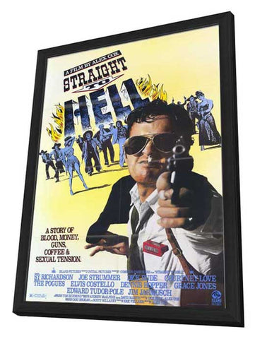 Straight to Hell 11 x 17 Movie Poster - Style A - in Deluxe Aluminum Frame