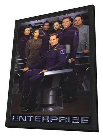 Star Trek: Enterprise 11 x 17 TV Poster - Style A - in Deluxe Aluminum Frame