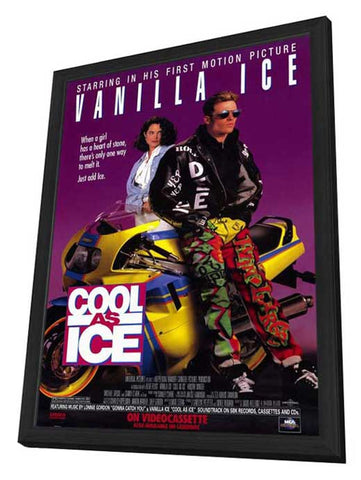 Cool As Ice 11 x 17 Movie Poster - Style B - in Deluxe Aluminum Frame