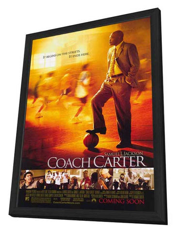 Coach Carter 11 x 17 Movie Poster - Style A - in Deluxe Aluminum Frame