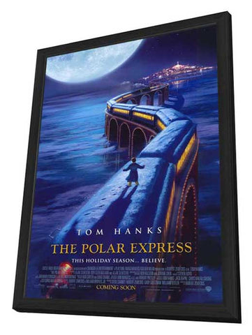 The Polar Express 11 x 17 Movie Poster - Style D - in Deluxe Aluminum Frame
