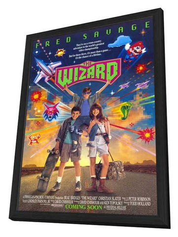 The Wizard 11 x 17 Movie Poster - Style A - in Deluxe Aluminum Frame