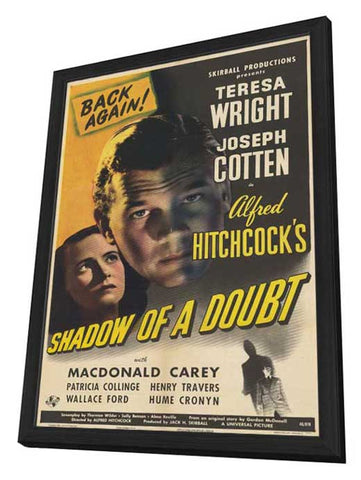 Shadow of a Doubt 11 x 17 Movie Poster - Style D - in Deluxe Aluminum Frame