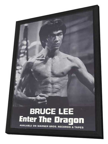 Enter the Dragon 11 x 17 Movie Poster - Style E - in Deluxe Aluminum Frame