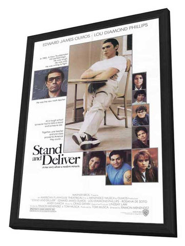 Stand and Deliver 11 x 17 Movie Poster - Style A - in Deluxe Aluminum Frame