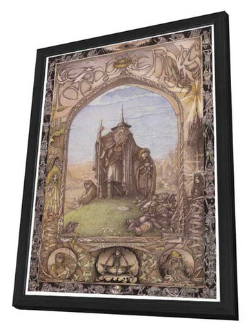 Lord of the Rings 11 x 17 Movie Poster - Style D - in Deluxe Aluminum Frame