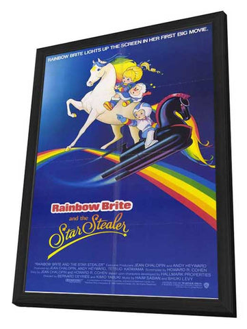 Rainbow Brite and the Star Stealer 11 x 17 Movie Poster - Style A - in Deluxe Aluminum Frame