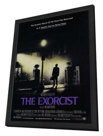 The Exorcist 11 x 17 Movie Poster - Style B - in Deluxe Aluminum Frame