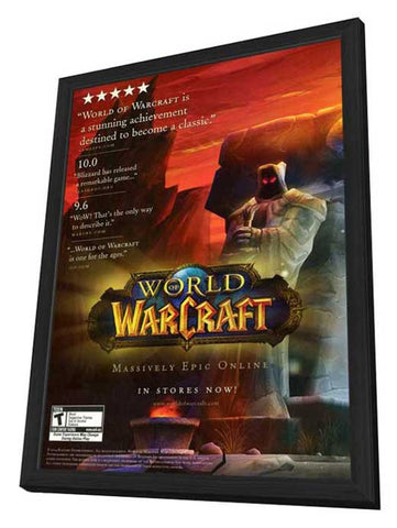World of Warcraft 11 x 17 Video Game Poster - Style A - in Deluxe Wood Frame