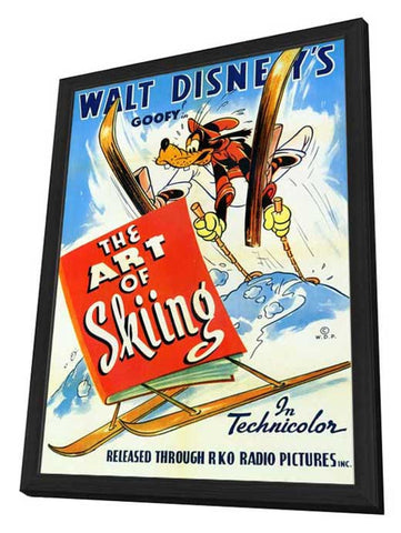 The Art of Skiing 11 x 17 Movie Poster - Style A - in Deluxe Aluminum Frame