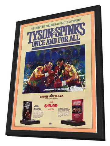 Mike Tyson, Once and For All 11 x 17 Movie Poster - Style A - in Deluxe Aluminum Frame