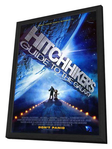 The Hitchhiker's Guide to the Galaxy 11 x 17 Movie Poster - Style A - in Deluxe Aluminum Frame