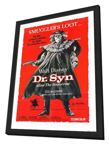 Dr. Syn, Alias the Scarecrow 11 x 17 Movie Poster - Style A - in Deluxe Aluminum Frame