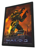 Halo 2 11 x 17 Video Game Poster - Style B - in Deluxe Aluminum Frame