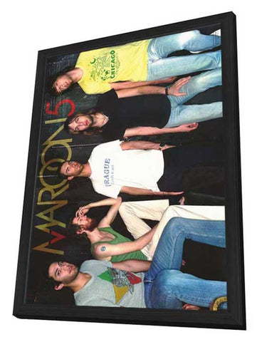 Maroon 5 11 x 17 Music Poster - Style A - in Deluxe Aluminum Frame