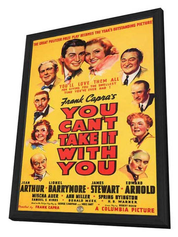 You Can't Take It with You 11 x 17 Movie Poster - Style A - in Deluxe Aluminum Frame