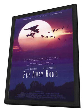 Fly Away Home 11 x 17 Movie Poster - Style B - in Deluxe Aluminum Frame