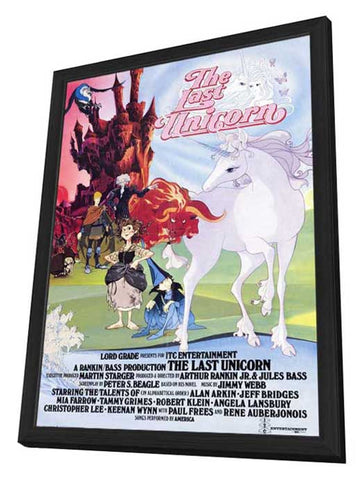Last Unicorn 11 x 17 Movie Poster - Style B - in Deluxe Aluminum Frame