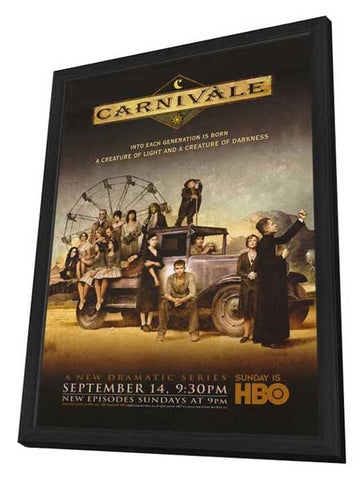 Carnivale 11 x 17 TV Poster - Style B - in Deluxe Aluminum Frame