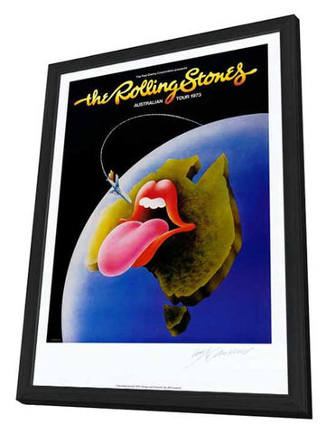 The Rolling Stones 11 x 17 Music Poster - Style A - in Deluxe Aluminum Frame
