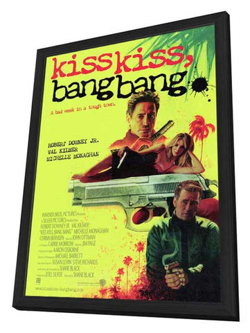 Kiss Kiss, Bang Bang 11 x 17 Movie Poster - Style B - in Deluxe Aluminum Frame