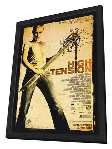 High Tension 11 x 17 Movie Poster - Style D - in Deluxe Aluminum Frame