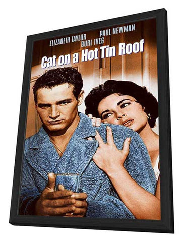Cat On a Hot Tin Roof 11 x 17 Movie Poster - Style D - in Deluxe Aluminum Frame