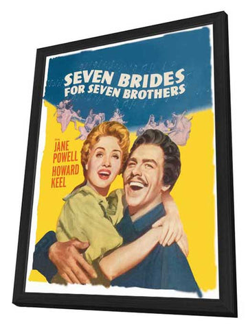 Seven Brides for Seven Brothers 11 x 17 Movie Poster - Style C - in Deluxe Aluminum Frame