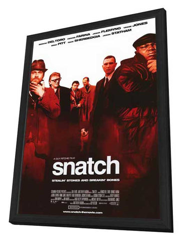 Snatch 11 x 17 Movie Poster - Style B - in Deluxe Aluminum Frame