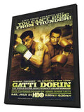 Arturo Gatti vs Leonard Dorin 11 x 17 Boxing Promo Poster - Style A - in Deluxe Aluminum Frame