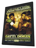 Arturo Gatti vs Leonard Dorin 11 x 17 Boxing Promo Poster - Style A - in Deluxe Wood Frame