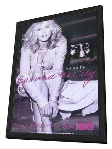 Sex and the City (TV) 11 x 17 TV Poster - Style D - in Deluxe Aluminum Frame
