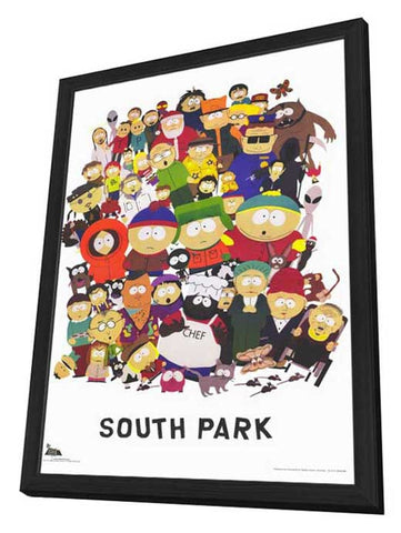 South Park 11 x 17 TV Poster - Style A - in Deluxe Aluminum Frame