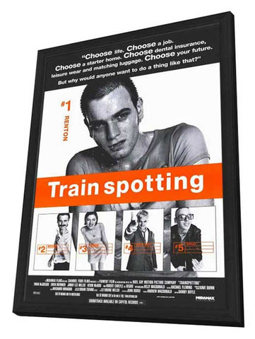 Trainspotting 11 x 17 Movie Poster - Style C - in Deluxe Aluminum Frame