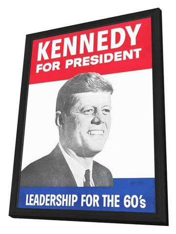 Kennedy For President 11 x 17 Movie Poster - Style B - in Deluxe Aluminum Frame