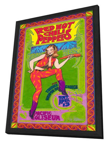 Red Hot Chili Peppers 11 x 17 Music Poster - Style A - in Deluxe Aluminum Frame